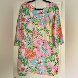 Lilly Pulitzer for Target Nosie Posey print dress L